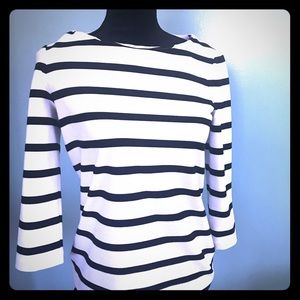 Ann Taylor Black & White Top
